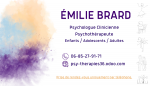 PSYCHOLOGUE CLINICIENNE – EMILIE BRARD